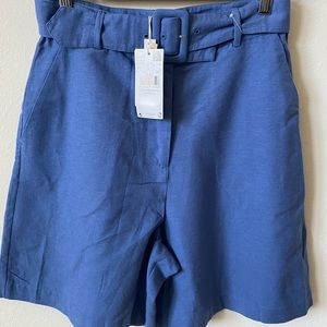 Mango linen Shorts Women
